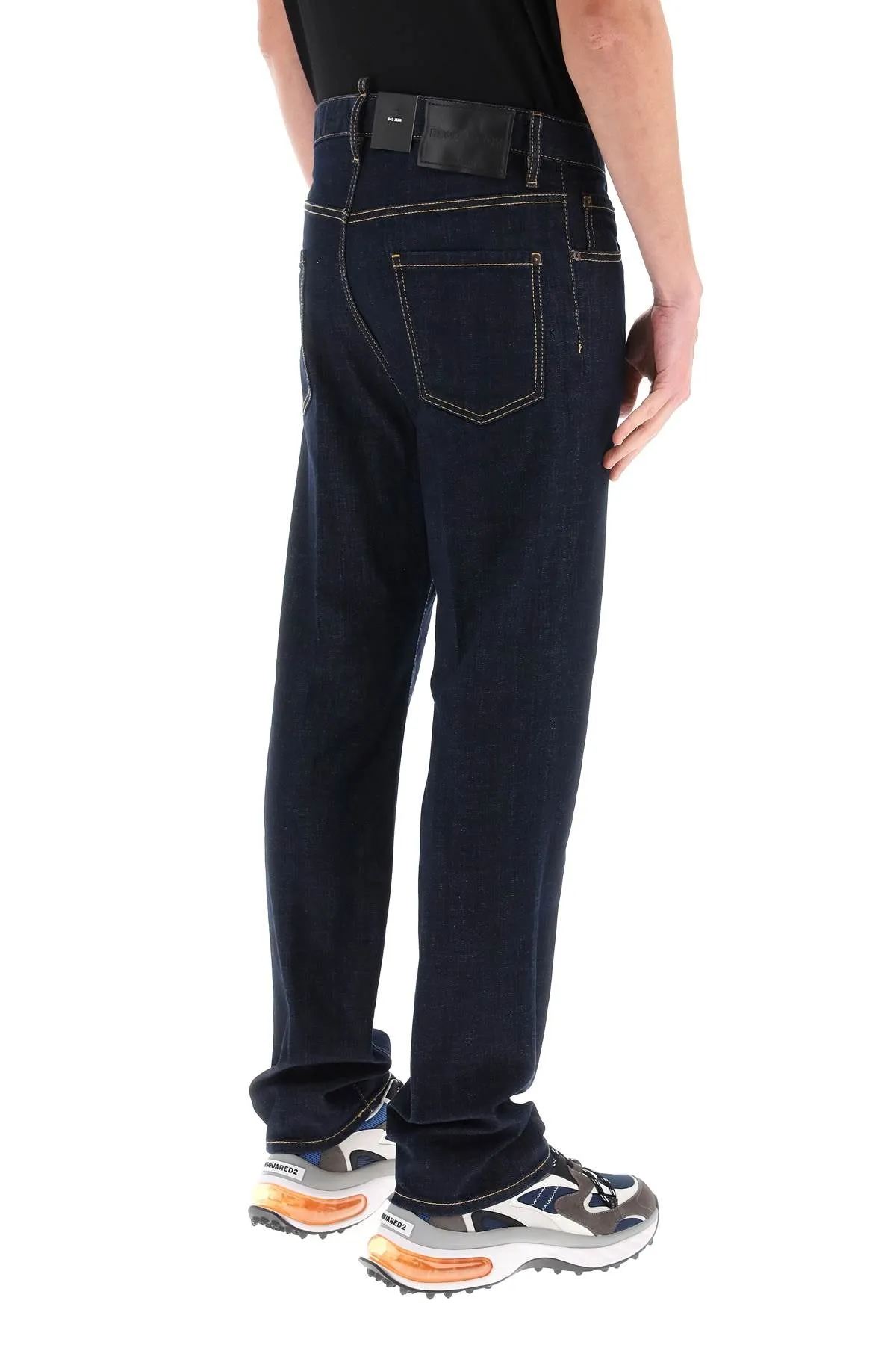 642 jeans in dark rinse wash