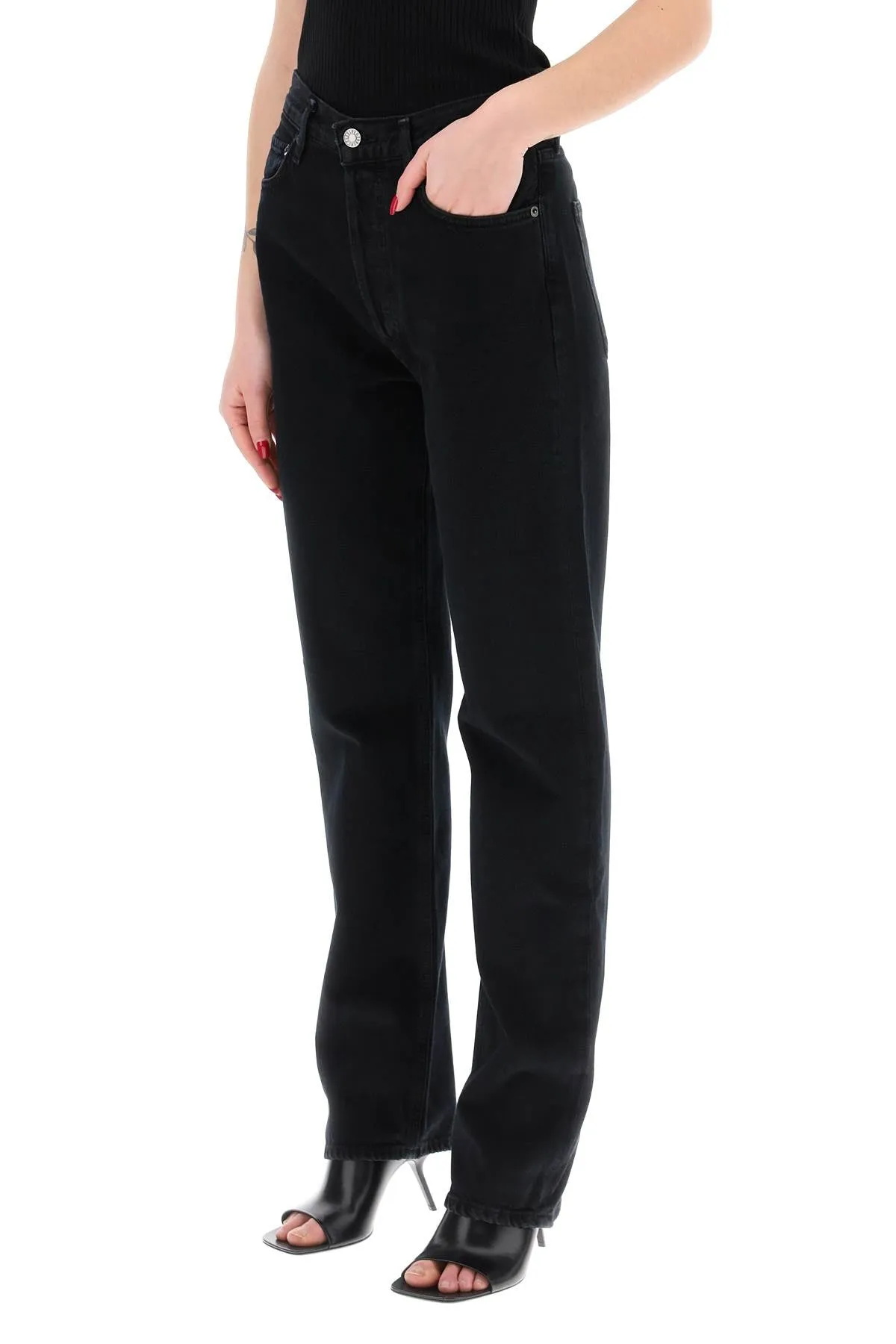 90's pinch waist high-waisted