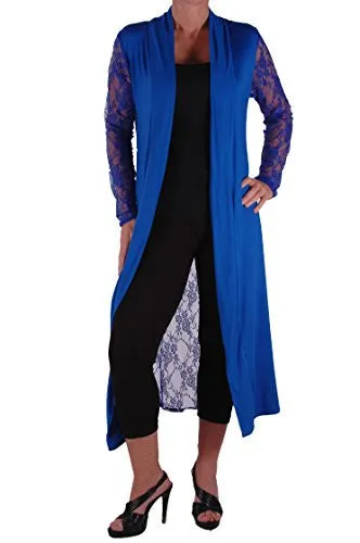 Ariana Lace Back Plus Size Cardigan