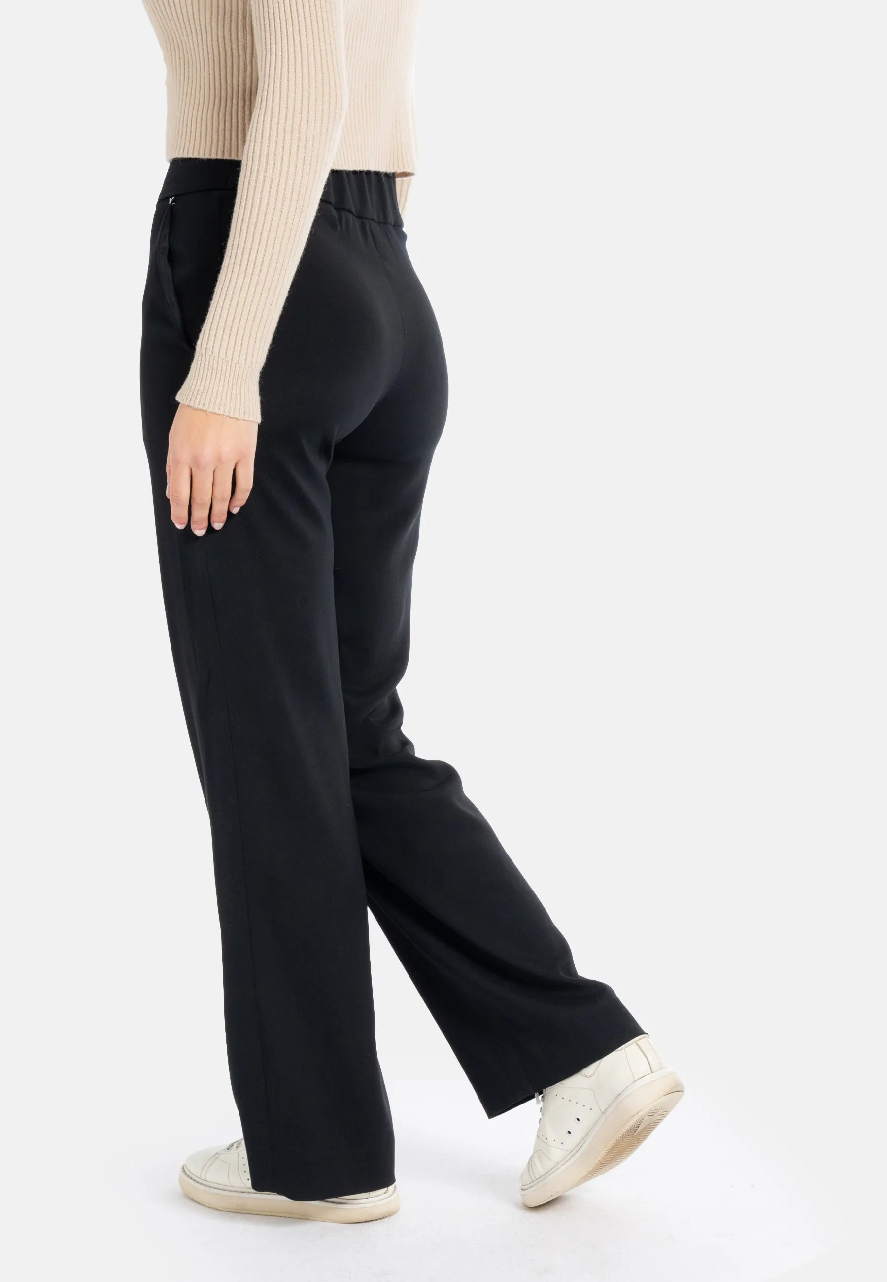 Byron- High Waist Trousers with Side Pockets