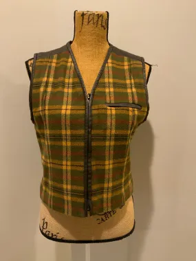 Casual Corner Plaid Wool Vest, SOLD