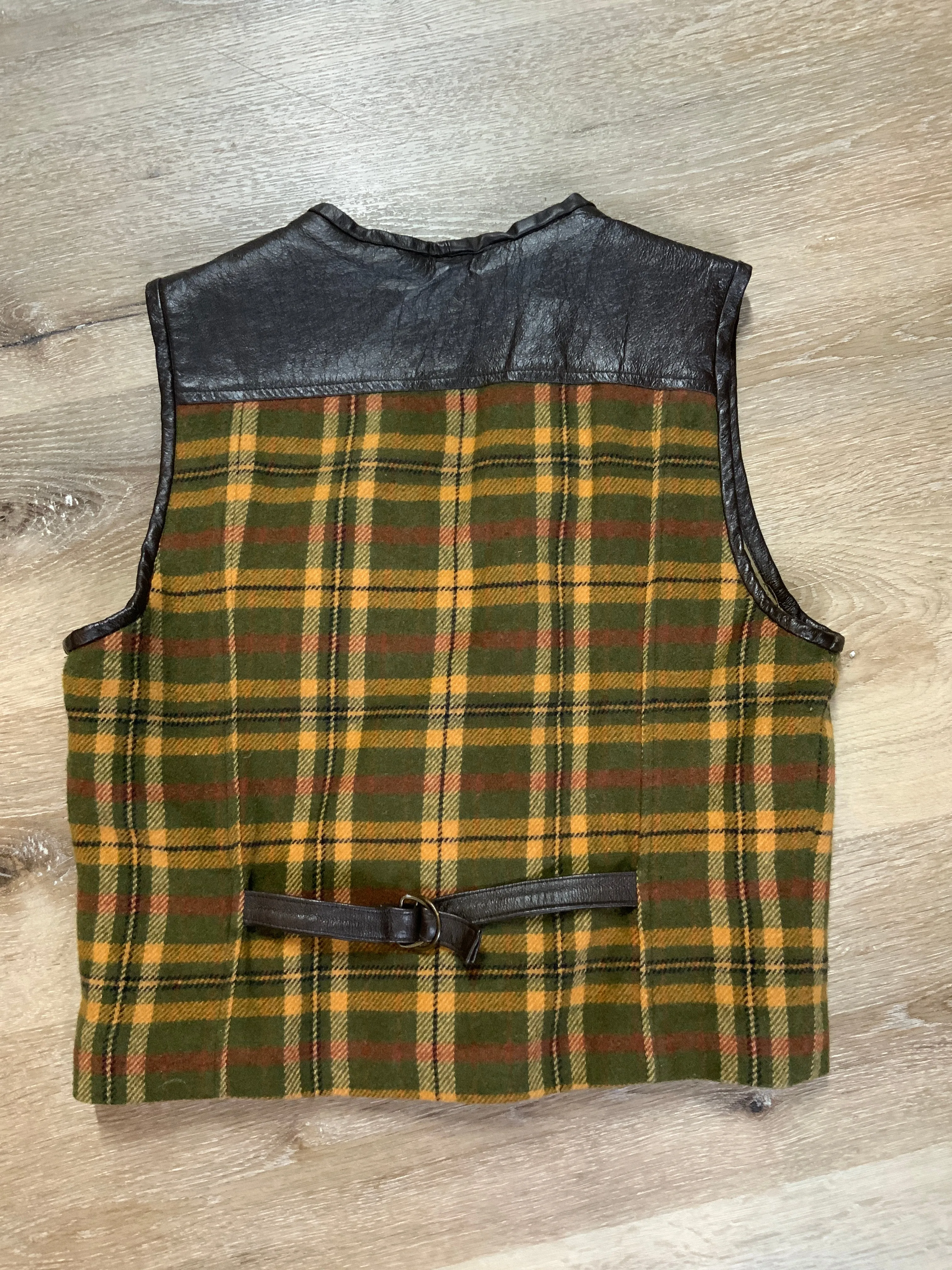 Casual Corner Plaid Wool Vest, SOLD