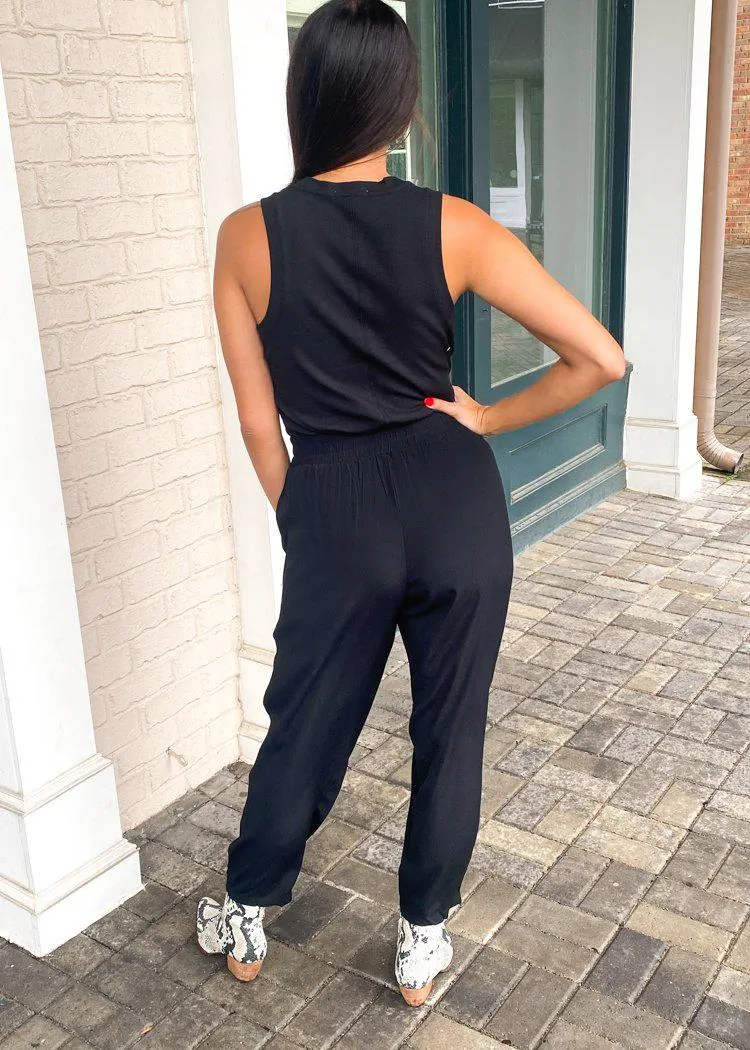 Cavallion Pleated High Waist Straight Leg Pant