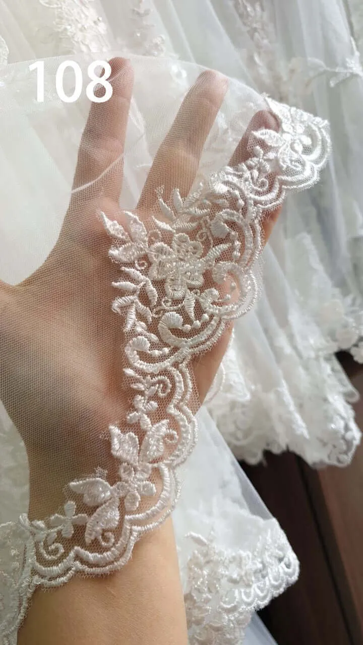 Chapel Lace Veil - Double Layer