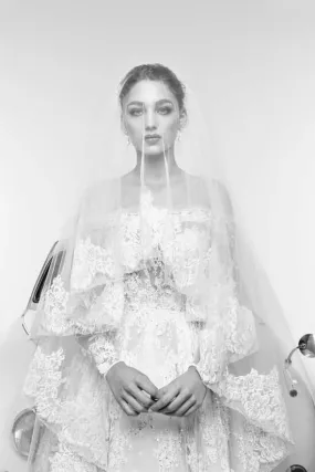 Chapel Lace Veil - Double Layer