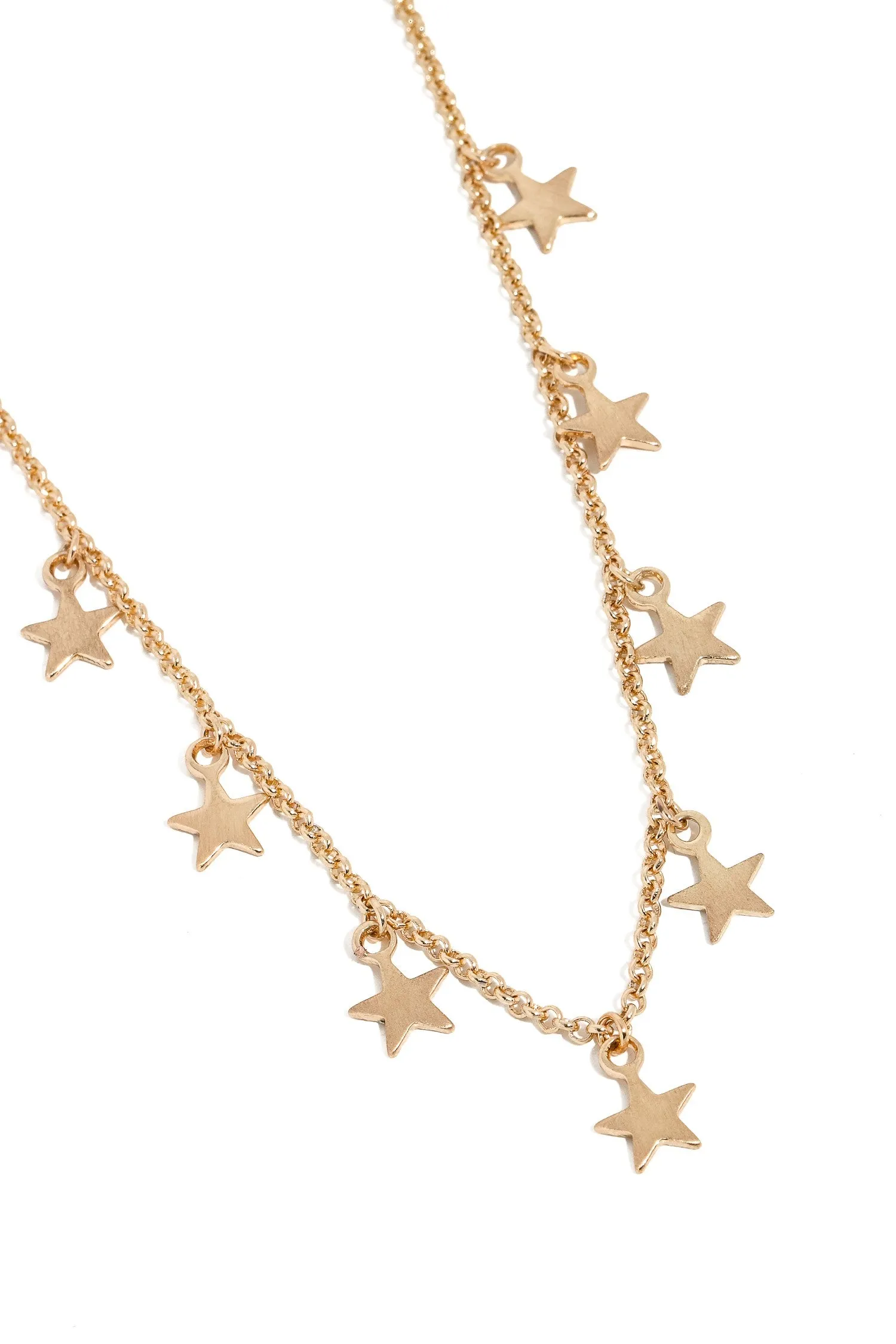 Dangling Star Charm Necklace