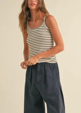Dove Stripe Tank Top