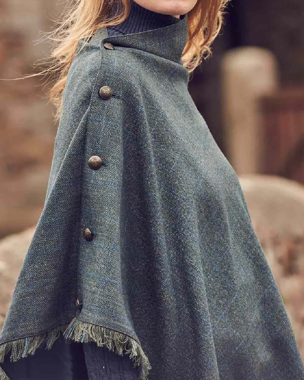 Dubarry Hazelwood Tweed Poncho