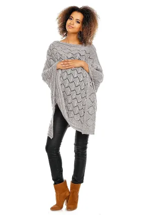 Elegant Maternity Poncho - Versatile Pregnancy Layer