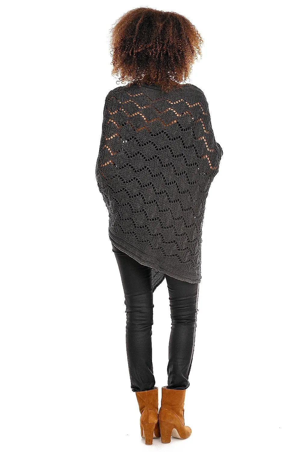 Elegant Maternity Poncho - Versatile Pregnancy Layer