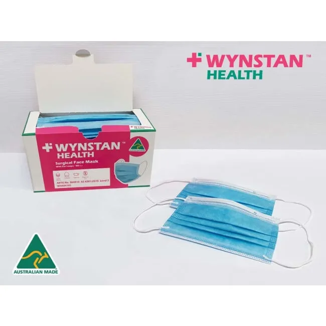 Face Mask 4 Layer Level 2 With Ear Loops Australian Made