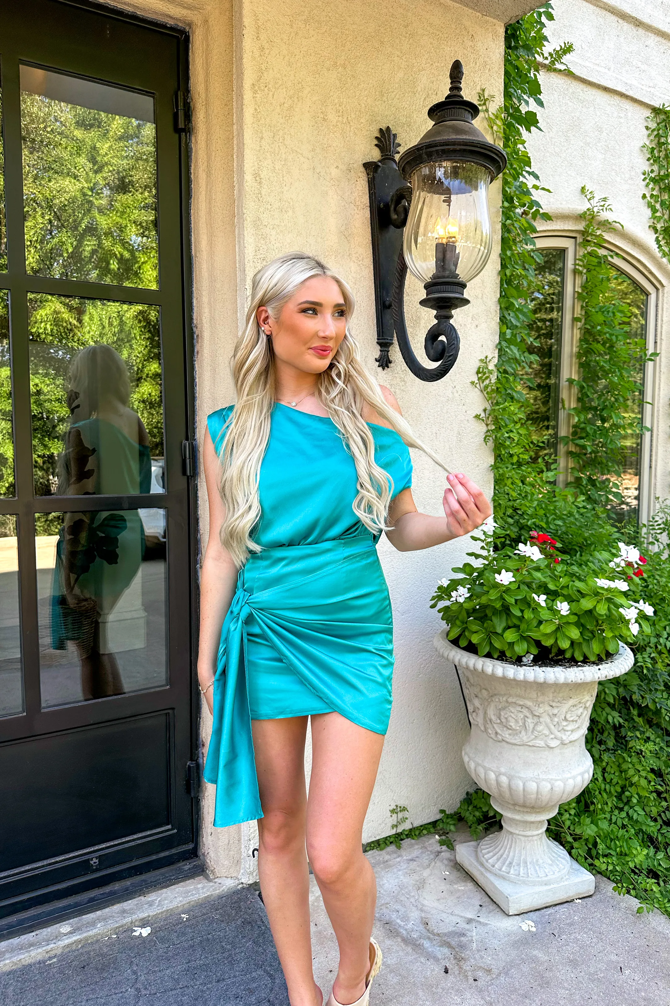 Felicity Asymmetrical Wrap Dress