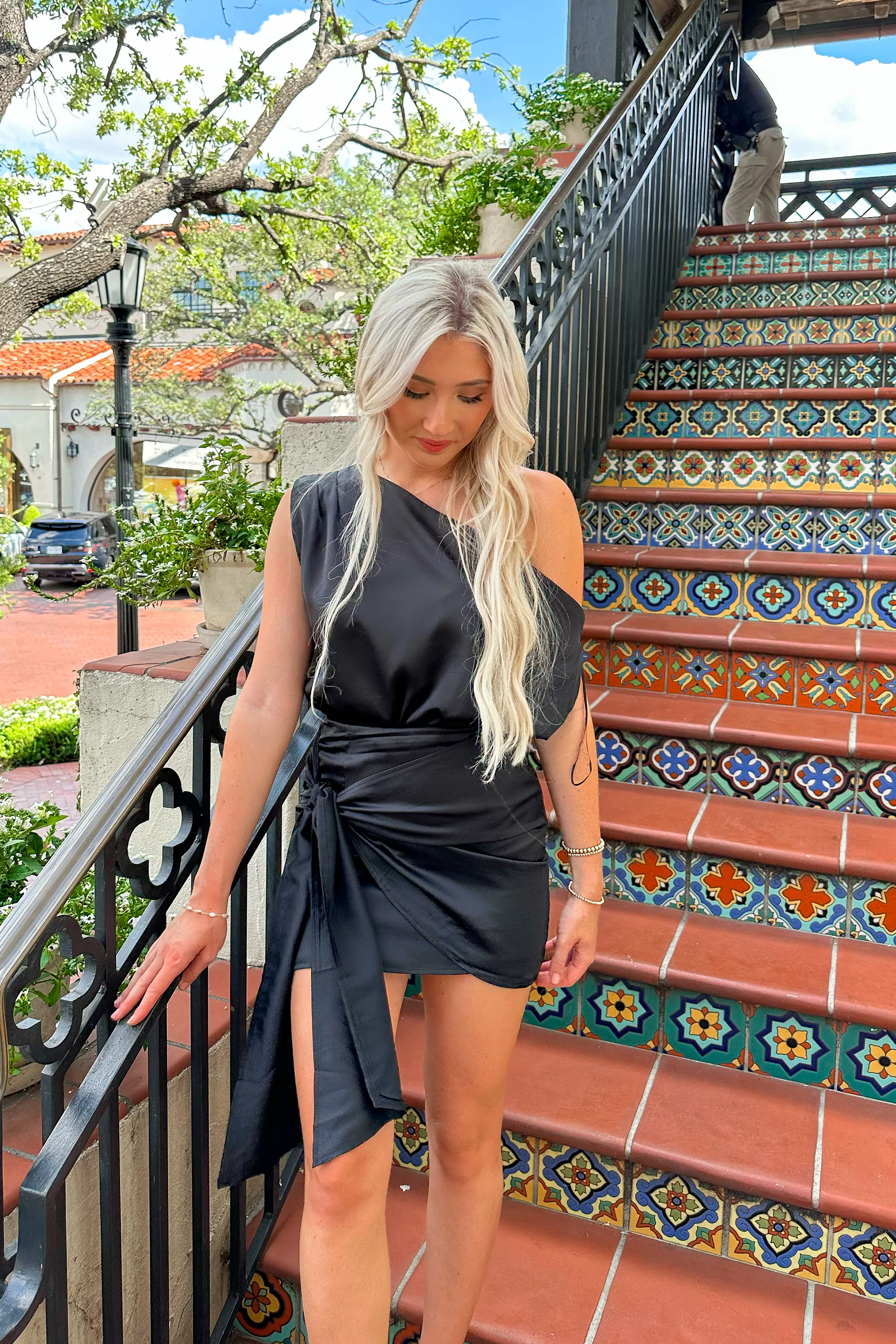 Felicity Asymmetrical Wrap Dress