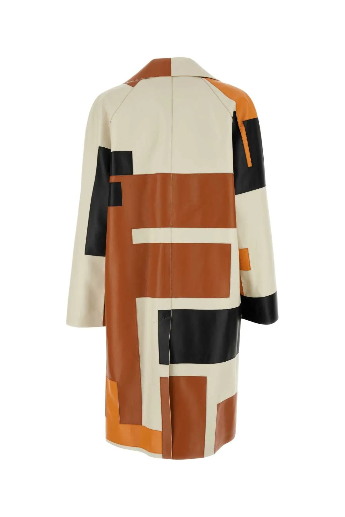 FENDI Nappa Leather Overcoat for Women