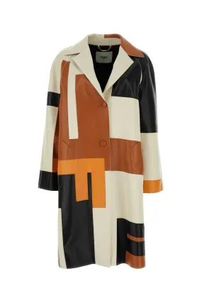FENDI Nappa Leather Overcoat for Women