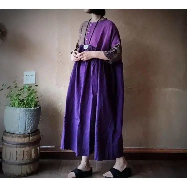 Floral Maxi Robe Dress - Elevate Your Style and Elegance