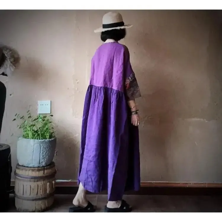 Floral Maxi Robe Dress - Elevate Your Style and Elegance