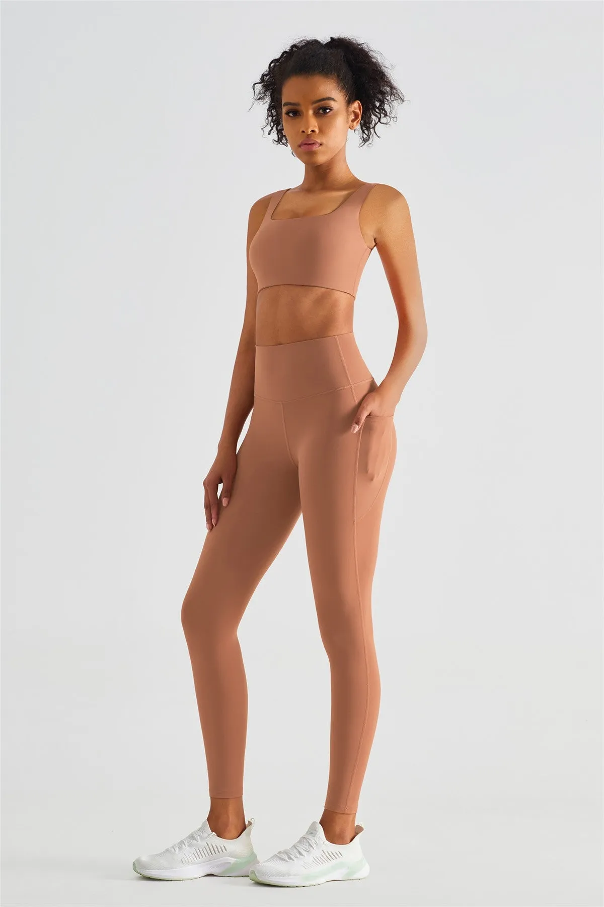 High Waist Yoga Leggings with Pockets