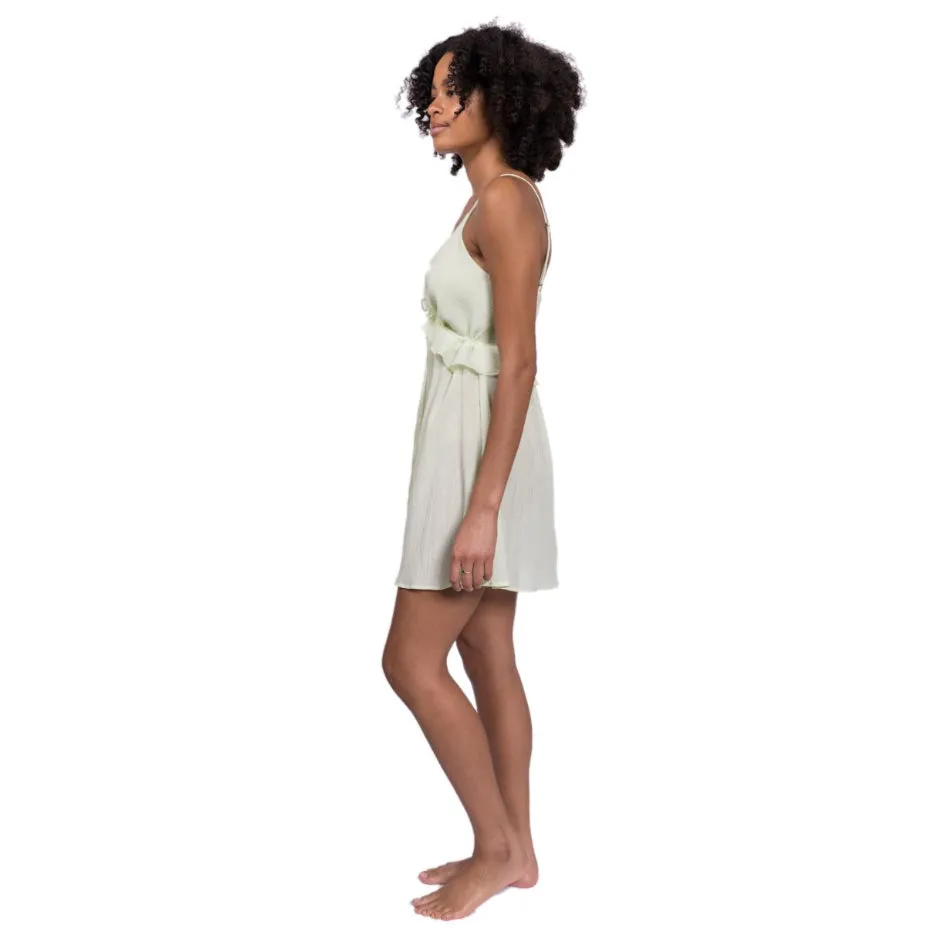 Isabelle Babydoll Nightgown - Celadon Crinkle