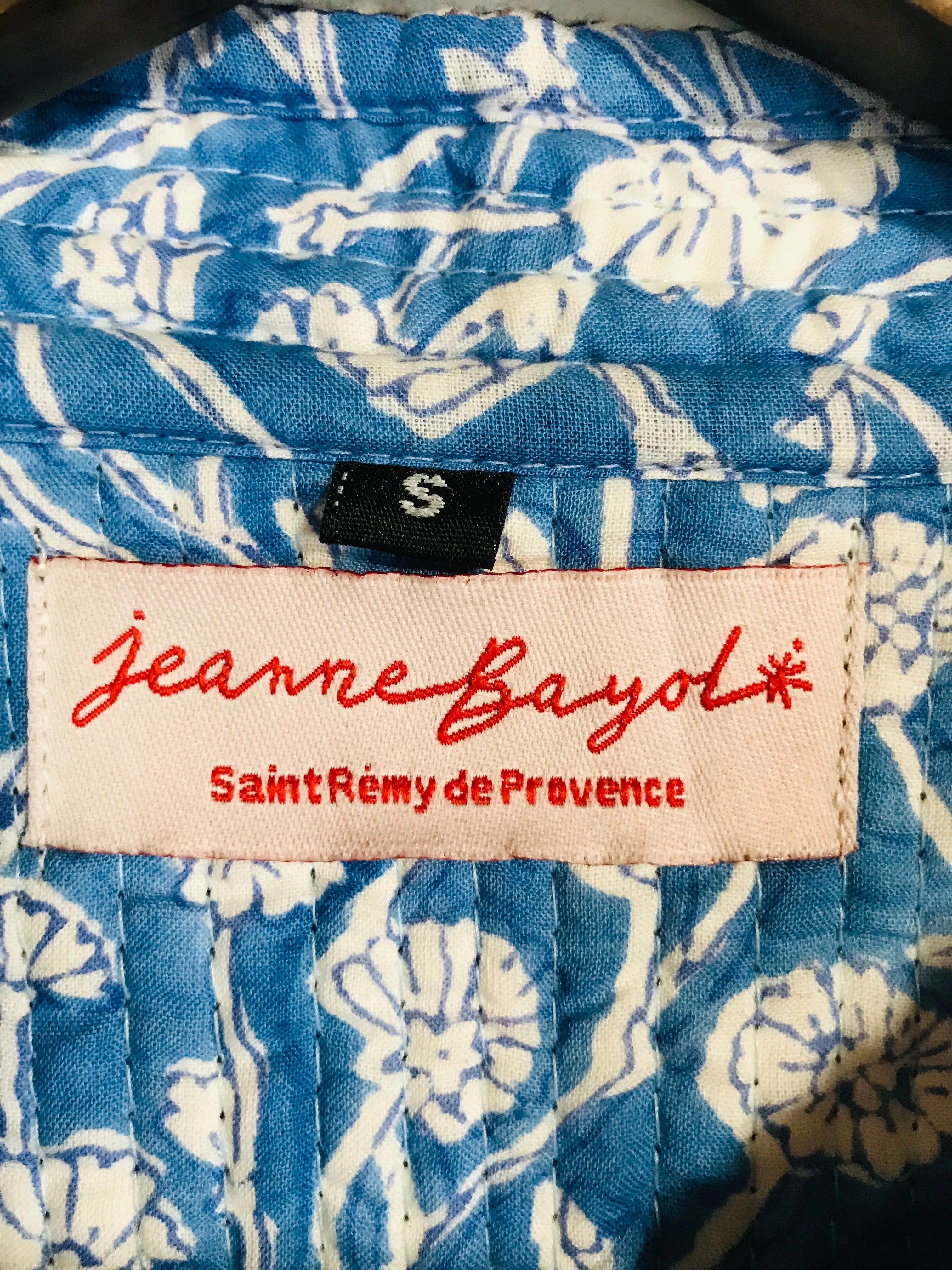 Jeanne Bayol Women's Floral Reversible Robe Overcoat | S UK8 | Multicoloured