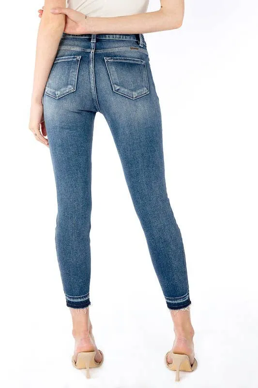 KanCan High -Rise Dark Wash Ankle Skinny