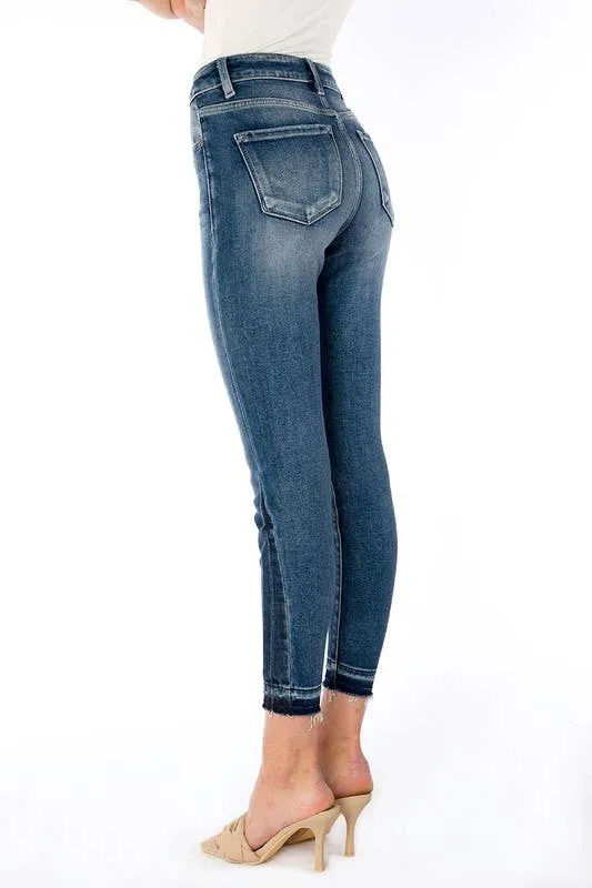 KanCan High -Rise Dark Wash Ankle Skinny