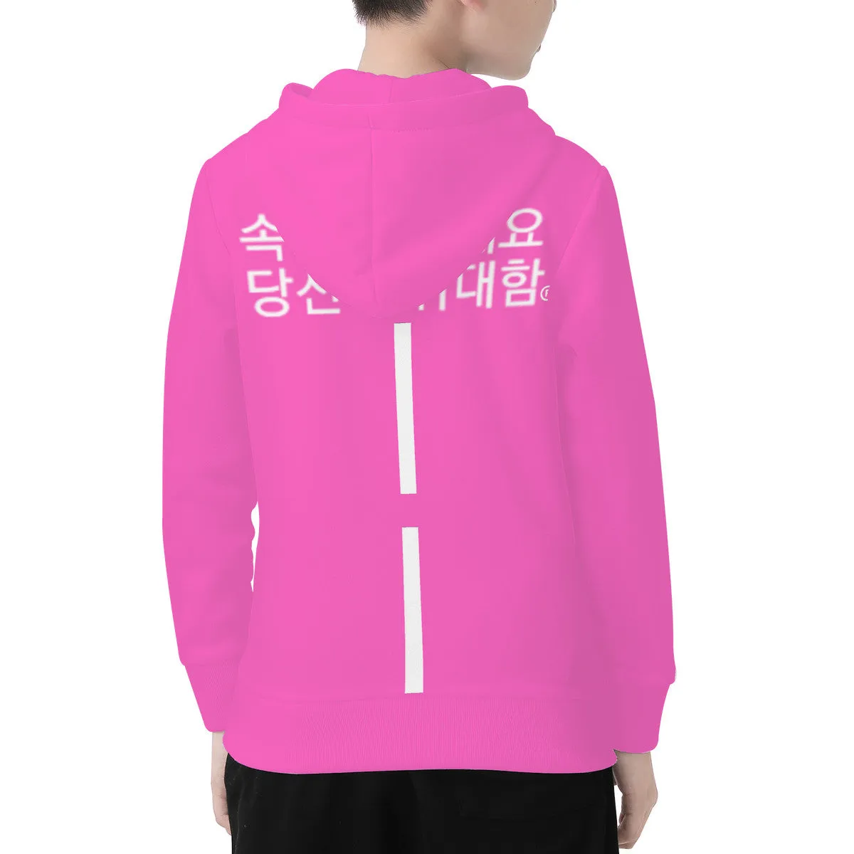 Korean  Youth's All Over Print Hoodie