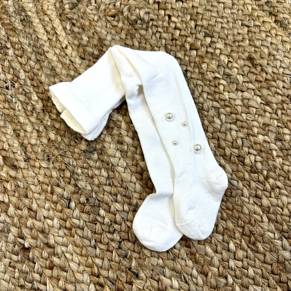 Meia Pata Ivory Pearl Tights