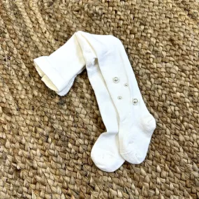 Meia Pata Ivory Pearl Tights