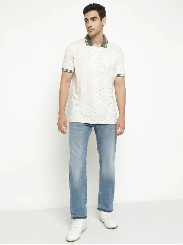 Octave Men Mid-Rise Light Faded Light Shade Stretchable Jeans