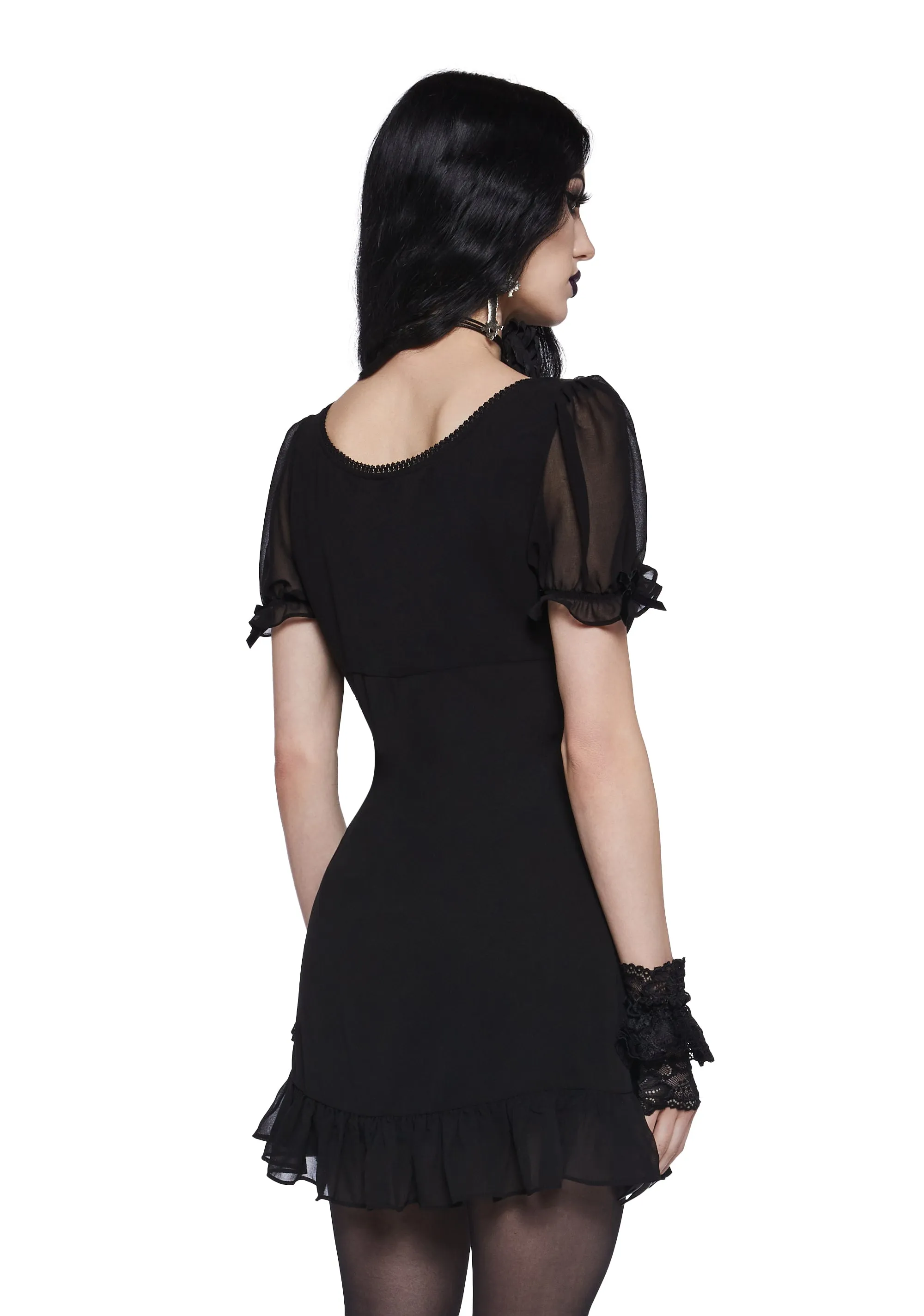 Of The Fey Chiffon Babydoll Dress