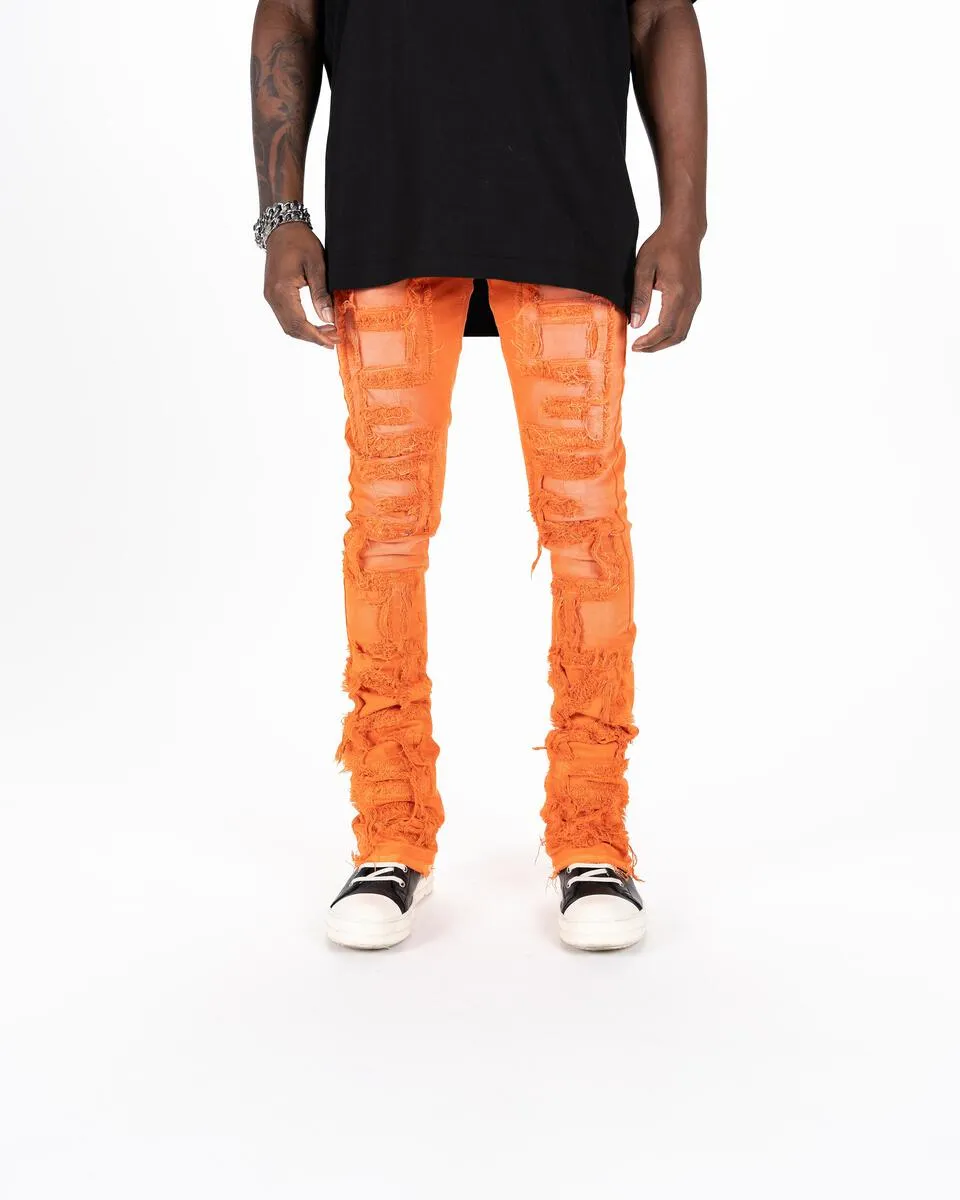 Pheelings Inspired By FLARE STACK DENIM (ORANGE)