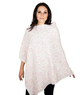 Poncho - Faux Cashmere (Cheetah)
