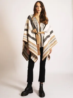 Poncho Jacquard Multicolor