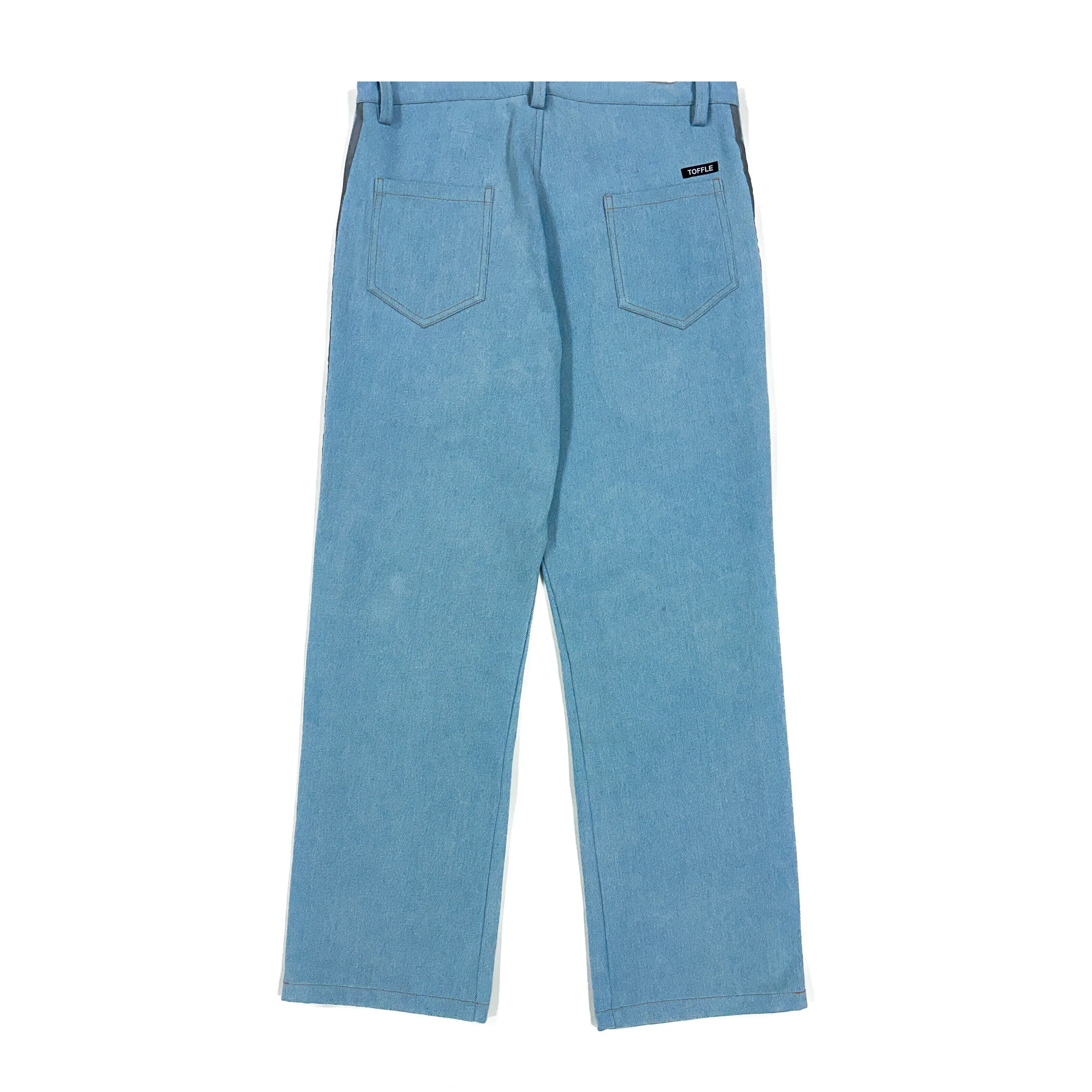 Reflective Athletic Blue Jeans