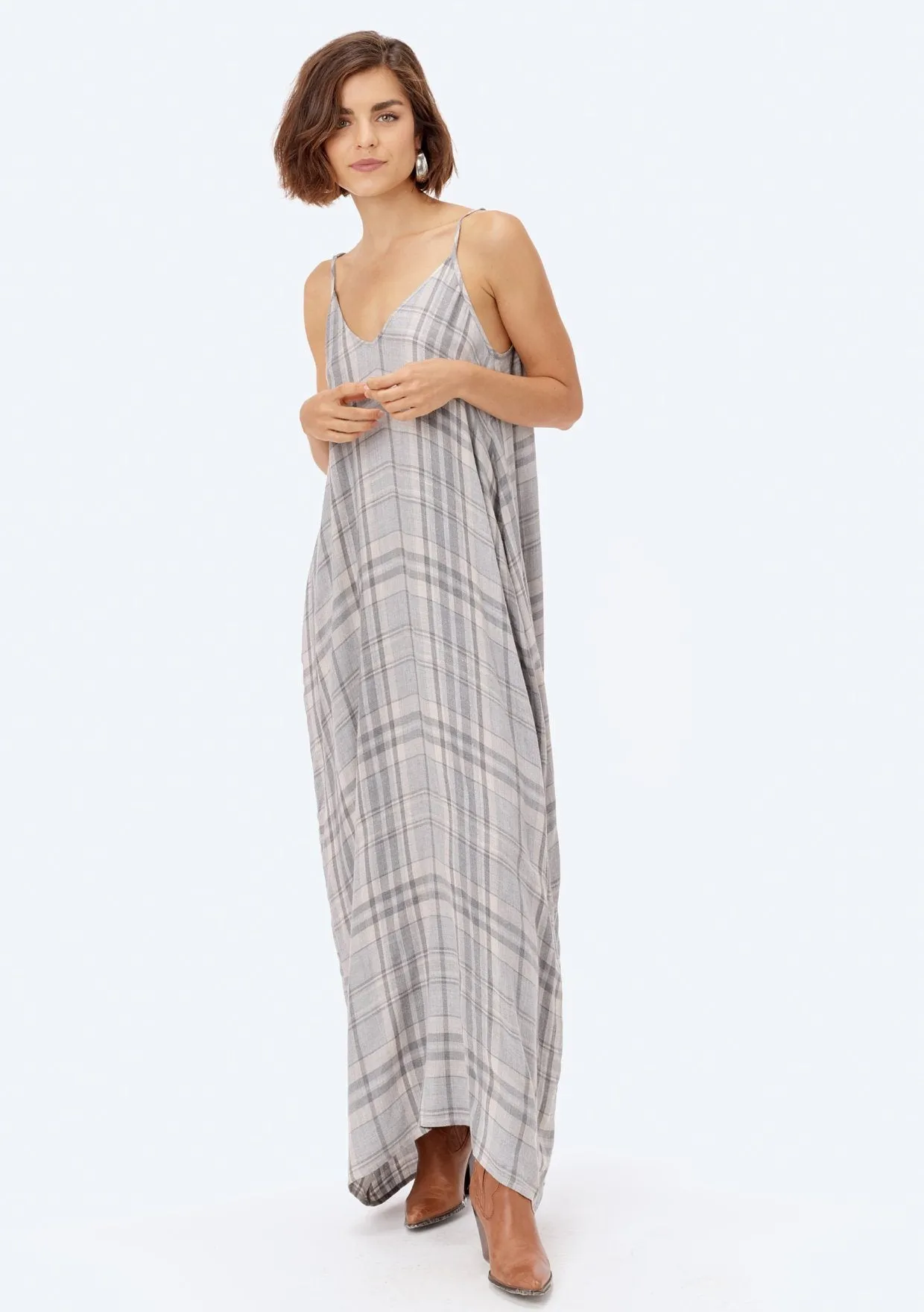 Rosalind Plaid Mila Maxi