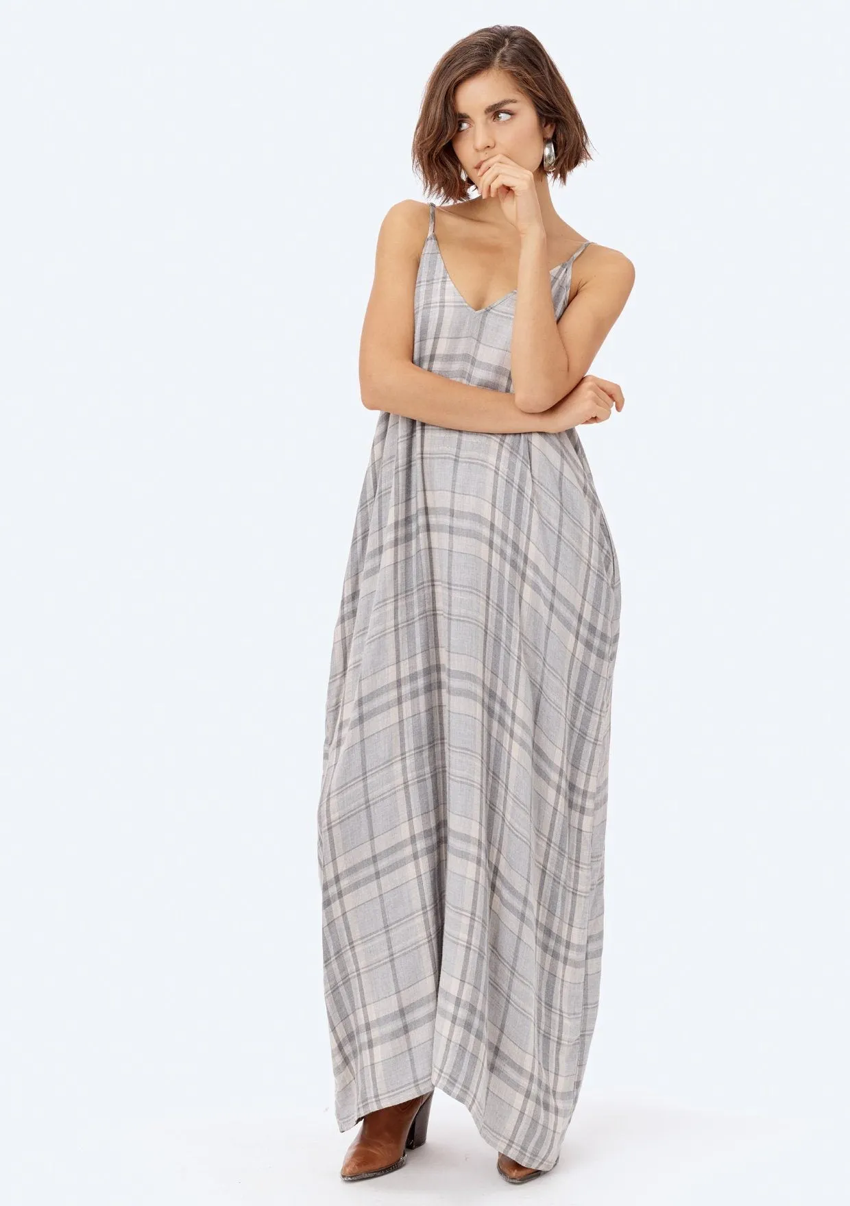 Rosalind Plaid Mila Maxi