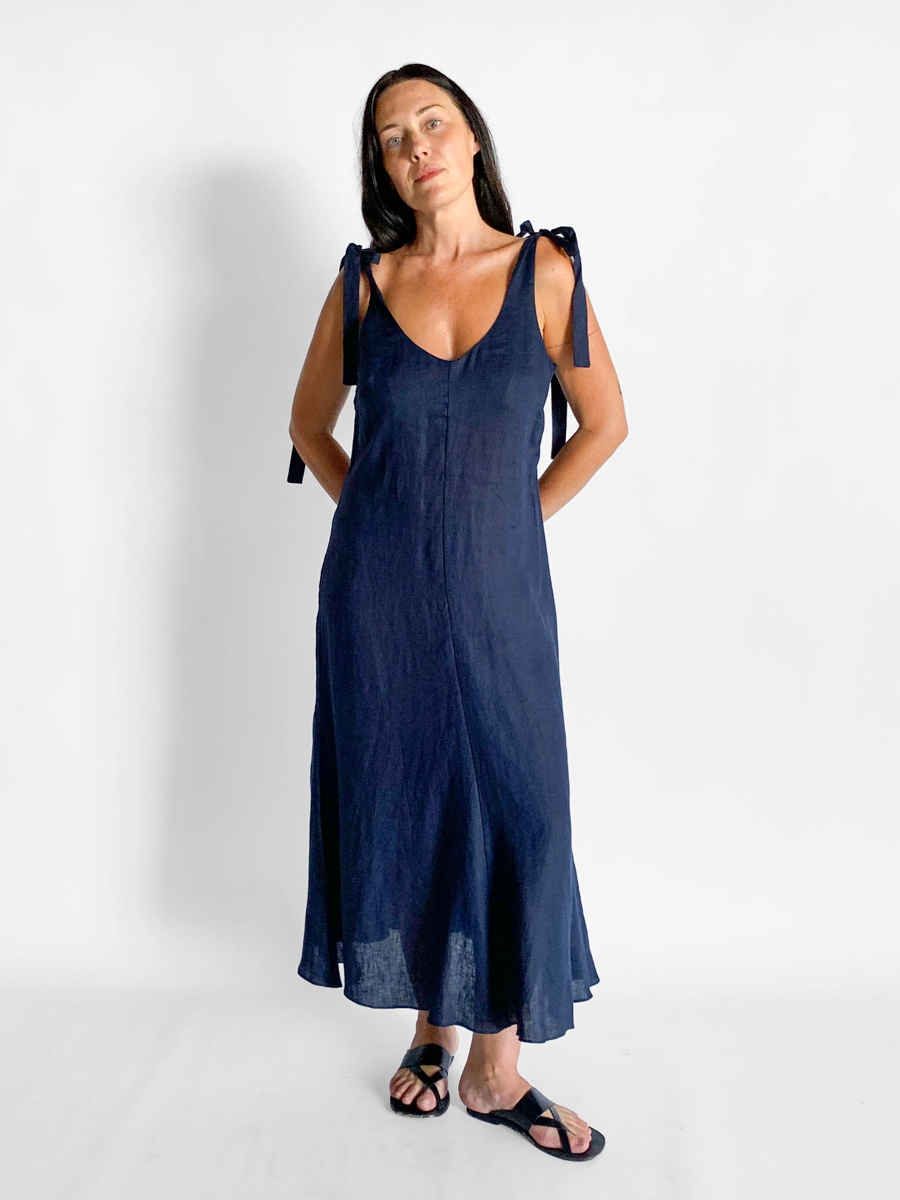Scoop Neck Slip Dress