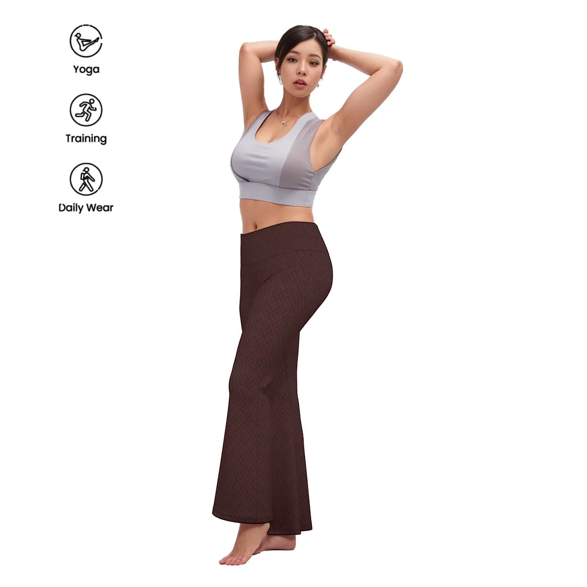 Spellcaster by Patti Negri Flare Yoga Pants - "Secret Spell Dragon"