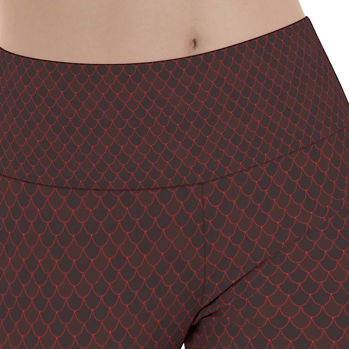Spellcaster by Patti Negri Flare Yoga Pants - "Secret Spell Dragon"