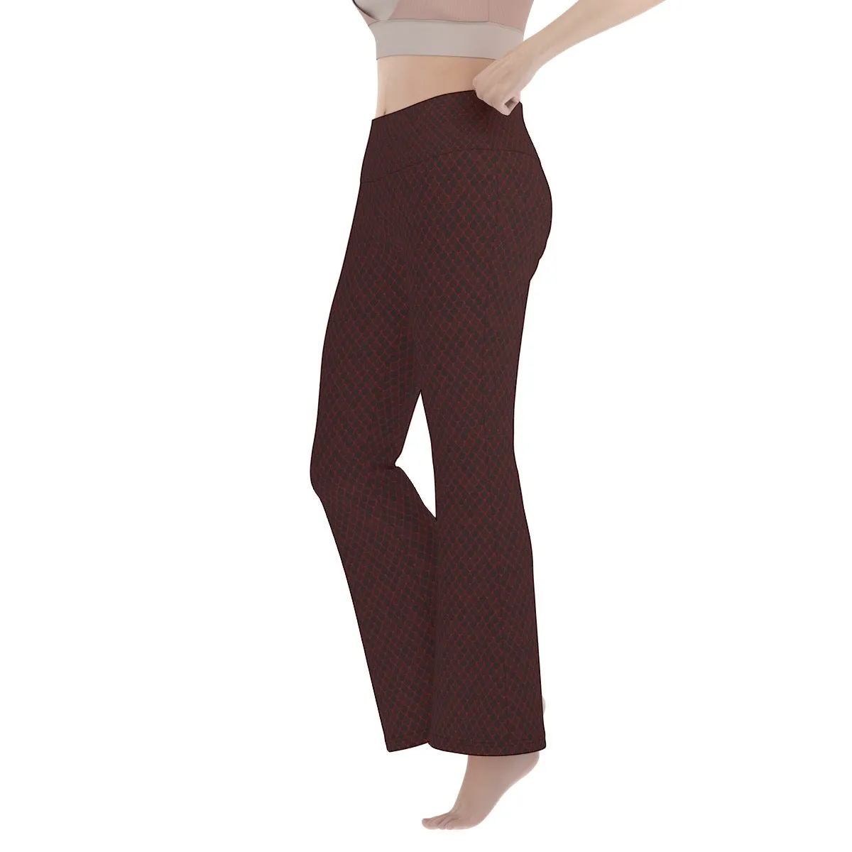 Spellcaster by Patti Negri Flare Yoga Pants - "Secret Spell Dragon"