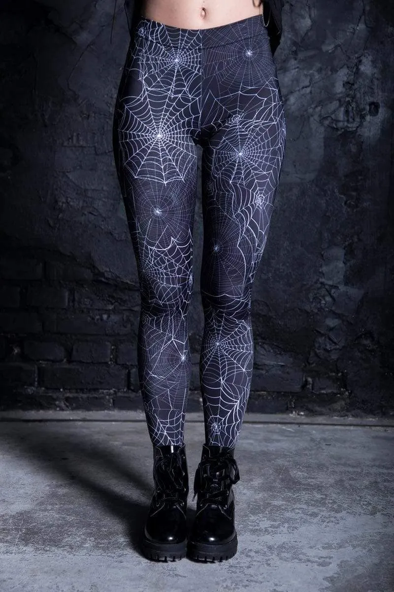 Spider Web Leggings