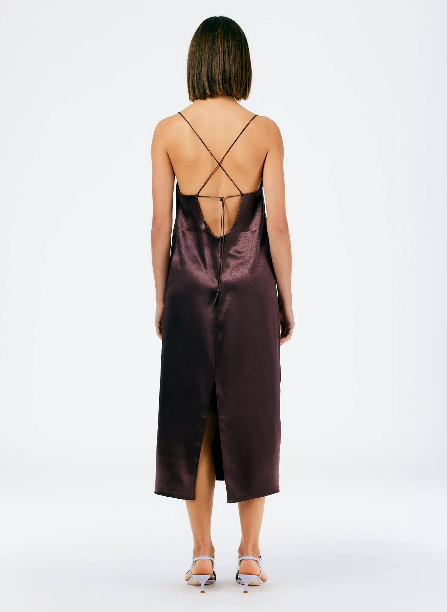 Summer Satin Slip Dress