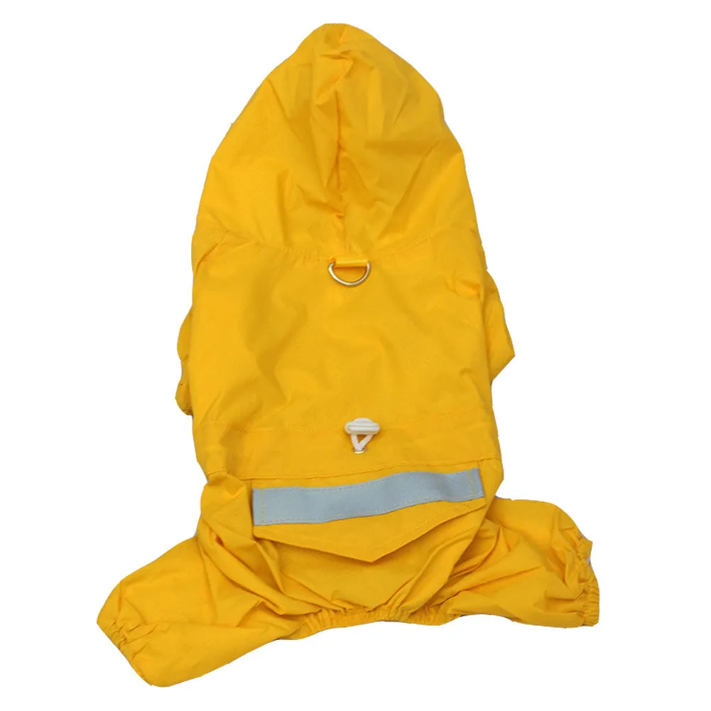 Superior Pet Raincoat With Hood Double layer waterproof
