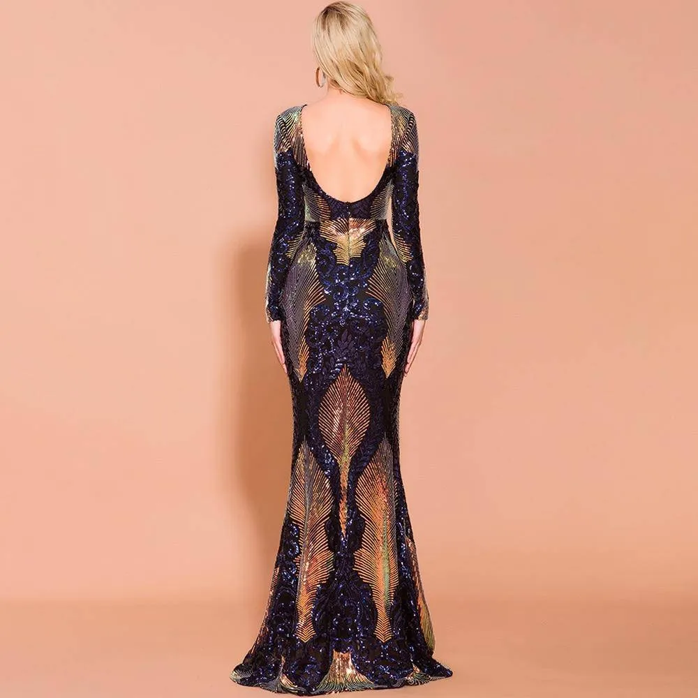 The Shining Backless Dress