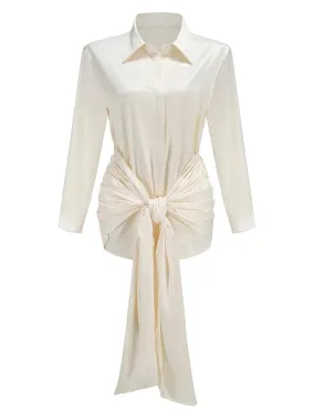Trend4us Women’s Draped Mini Dress