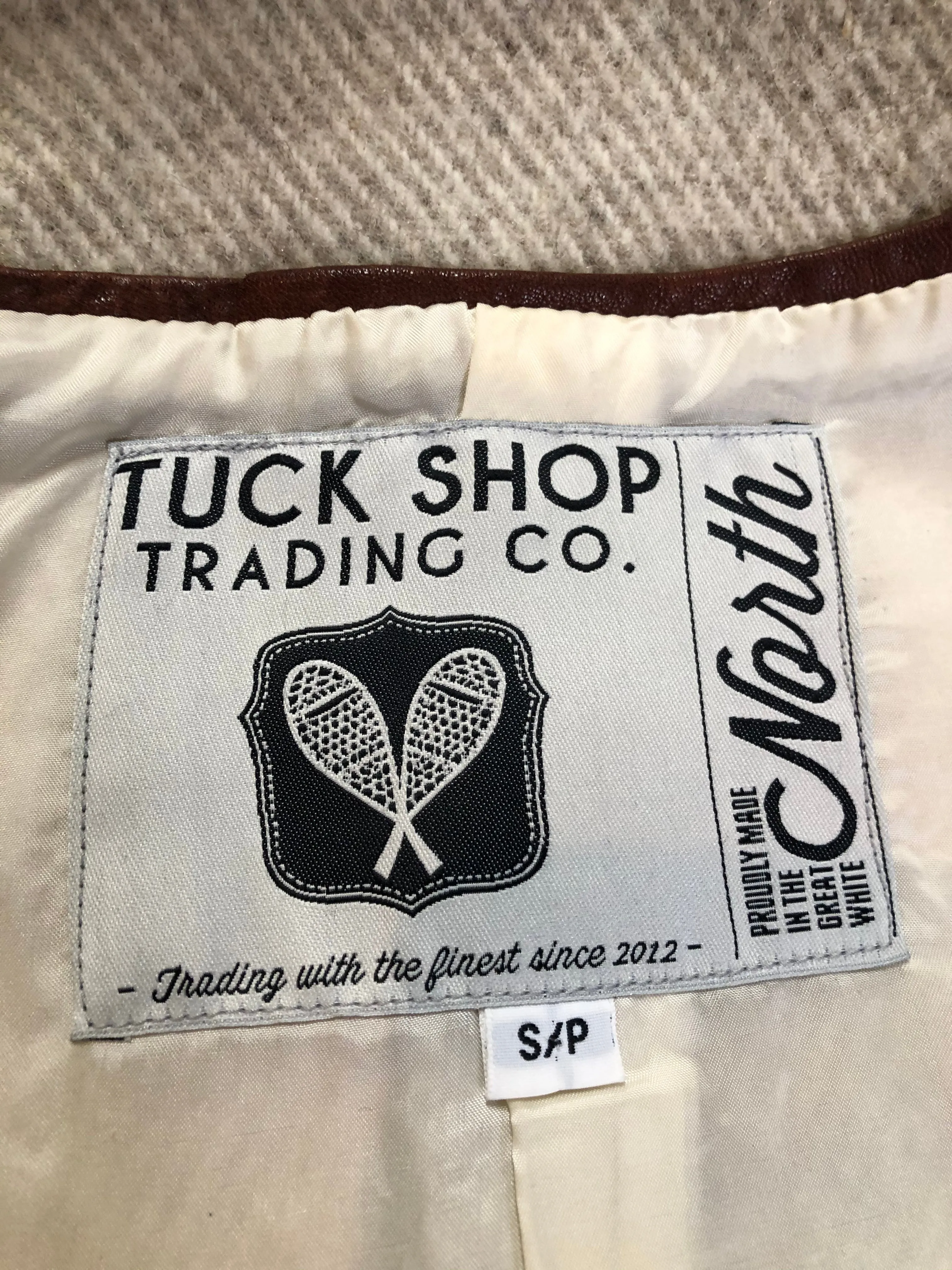 Tuck Shop Trading Co Grey Wool Dreamy Cape, Made in Canada