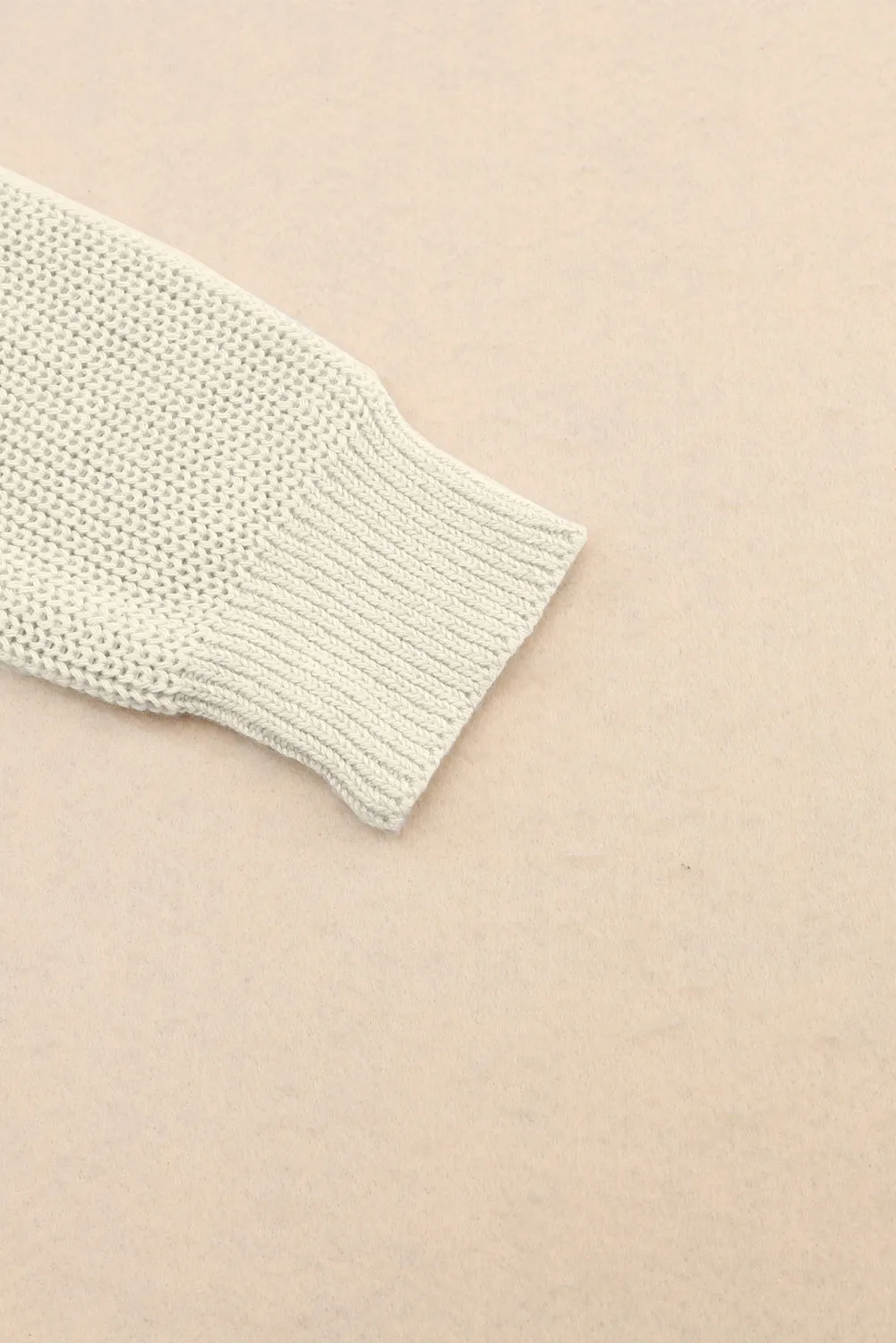 V-Neck Drop Shoulder Sweater
