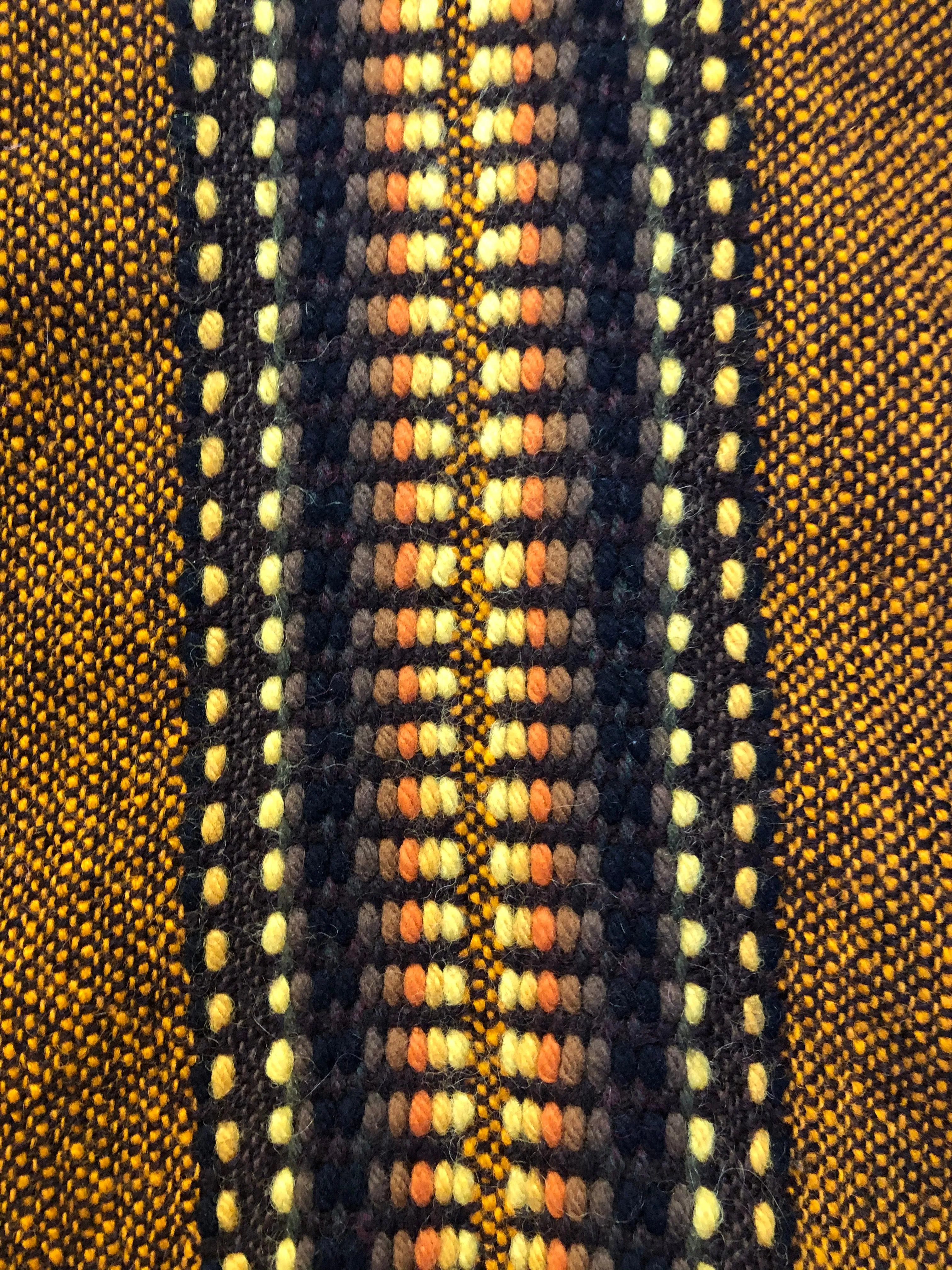 Vintage Multi-Coloured Wool Poncho, SOLD
